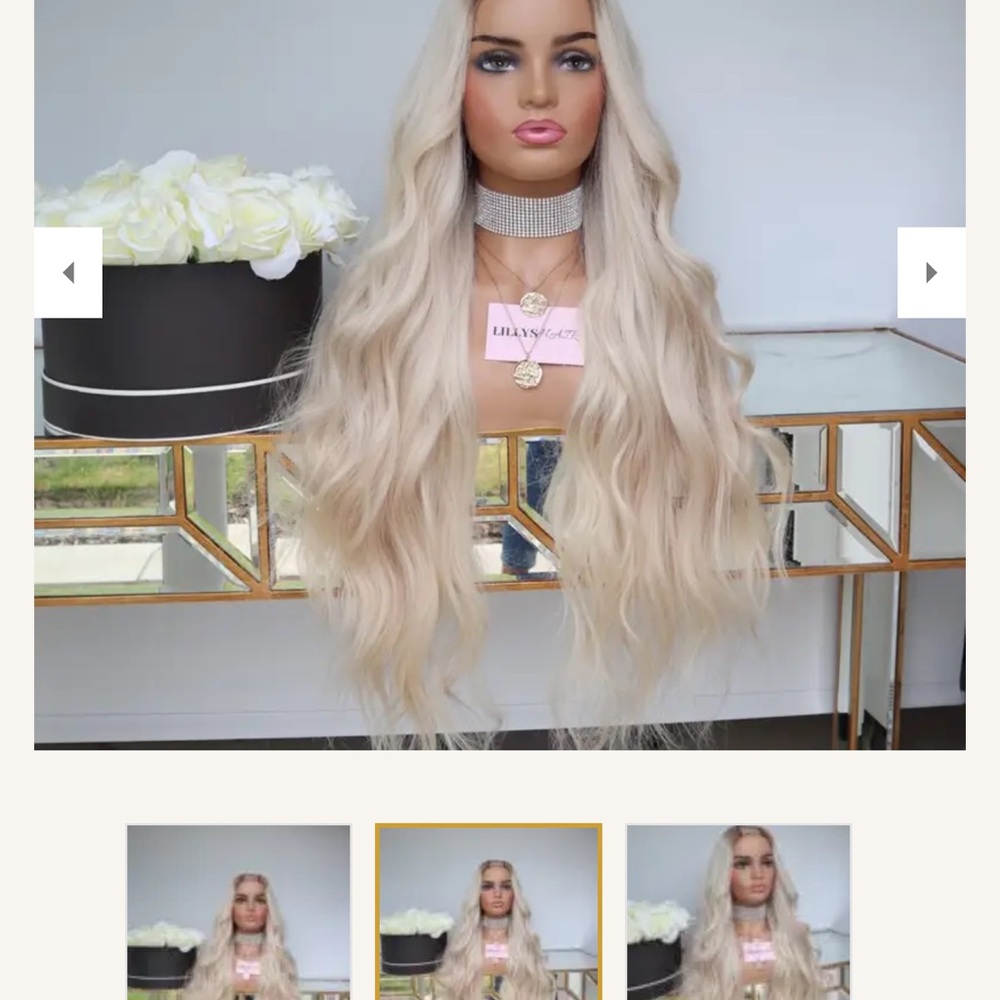 Blonde Wavy Wig